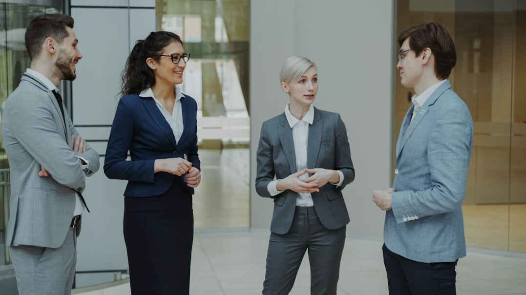 business team communicating
