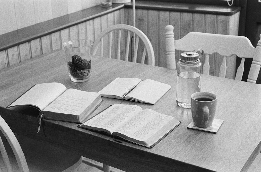 person journaling in quiet room